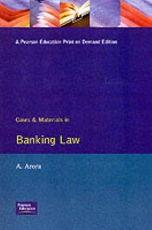 Image du vendeur pour Cases & Materials In Banking Law mis en vente par WeBuyBooks