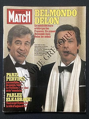PARIS MATCH-N°1709-26 FEVRIER 1982-JEAN PAUL BELMONDO-ALAIN DELON