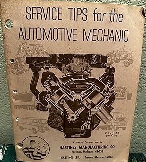 Service Tips for the Automotive Mechanic - Form No. H-404
