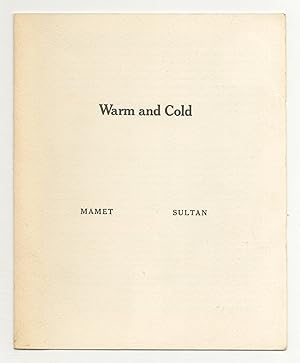 Bild des Verkufers fr [Prospectus]: Warm and Cold zum Verkauf von Between the Covers-Rare Books, Inc. ABAA