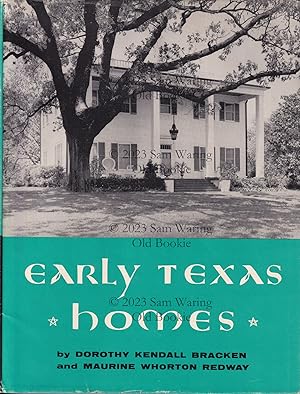 Imagen del vendedor de Early Texas homes a la venta por Old Bookie