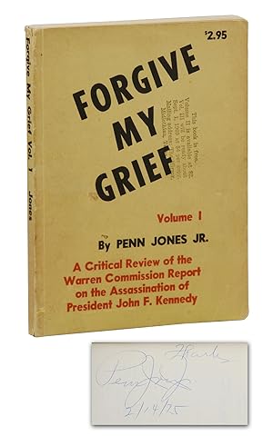 Seller image for Forgive My Grief, Volume 1: A Critical Review of the Warren Commission Report on the Assassination of President John F. Kennedy for sale by Burnside Rare Books, ABAA