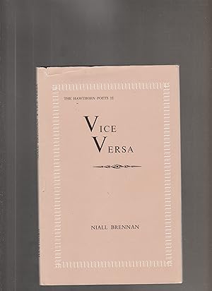 Seller image for VICE VERSA Verses and Poetry for sale by BOOK NOW