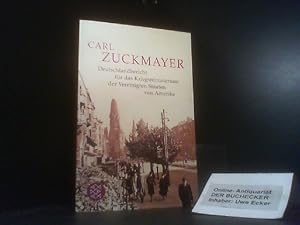 Seller image for Deutschlandbericht fr das Kriegsministerium der Vereinigten Staaten von Amerika. Carl Zuckmayer. Hrsg. von Gunther Nickel . / Fischer ; 17075 for sale by Der Buchecker