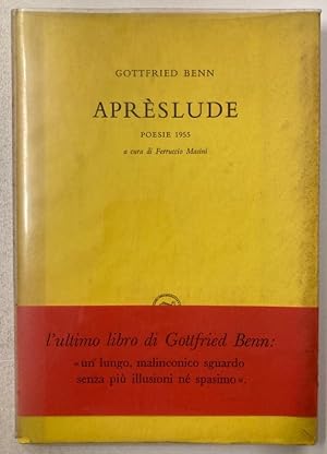 Immagine del venditore per Aprslude. Poesie 1955. venduto da Plurabelle Books Ltd