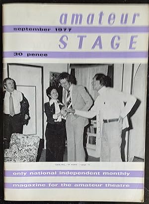 Bild des Verkufers fr Amateur Stage September 1977 zum Verkauf von Shore Books