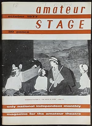 Seller image for Amateur Stage. October 1977 for sale by Shore Books