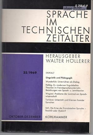 Sprache im technischen Zeitalter 32 / 1969