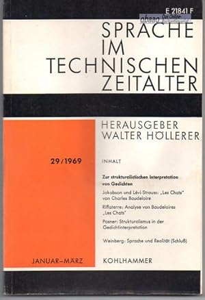 Sprache im technischen Zeitalter 29 / 1969