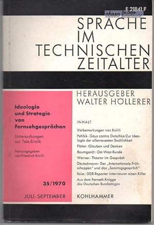 Sprache im technischen Zeitalter 35 / 1970