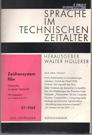 Sprache im technischen Zeitalter 27 / 1968