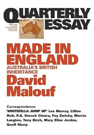 Seller image for Made in England: Australia's British Inheritance: Quarterly Essay 12 for sale by GreatBookPricesUK