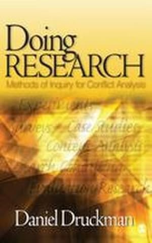 Immagine del venditore per Doing Research : Methods of Inquiry for Conflict Analysis venduto da AHA-BUCH GmbH