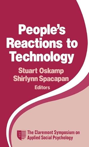 Seller image for People's Reactions to Technology : In Factories, Offices, and Aerospace for sale by AHA-BUCH GmbH