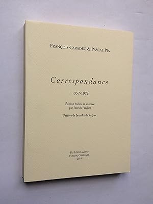 Image du vendeur pour Correspondance 1957-1979 mis en vente par Pascal Coudert