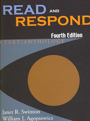 Image du vendeur pour Read and Respond : A Text / Anthology mis en vente par GreatBookPricesUK