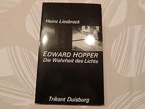 Bild des Verkufers fr Edward Hopper: Die Wahrheit des Lichts Die Wahrheit des Lichts zum Verkauf von Bockumer Antiquariat Gossens Heldens GbR