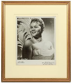 Framed Publicity Photo of Etta James, Inscribed