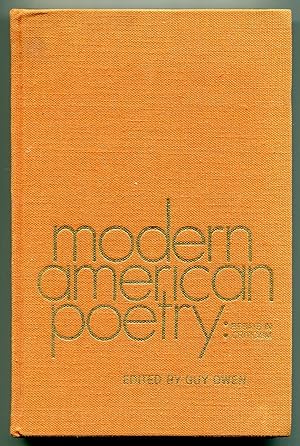 Bild des Verkufers fr Modern American Poetry: Essays in Criticism zum Verkauf von Between the Covers-Rare Books, Inc. ABAA