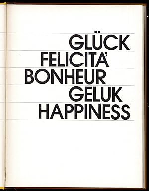 Bild des Verkufers fr Gluck Felicit Bonheur Geluk Happiness zum Verkauf von Sergio Trippini