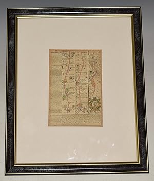 Bild des Verk�ufers f�r Miniature Original Antique Engraved Hand-Coloured Map of Andover-Amesbury-Warminster (The Road from London to Barnstable) zum Verkauf von PROCTOR / THE ANTIQUE MAP & BOOKSHOP
