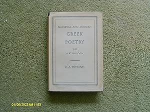 Imagen del vendedor de Medieval And Modern Greek Poetry, an anthology a la venta por Buybyebooks