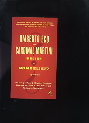 Seller image for Belief or Nonbelief, a Confrontation for sale by Roger Lucas Booksellers