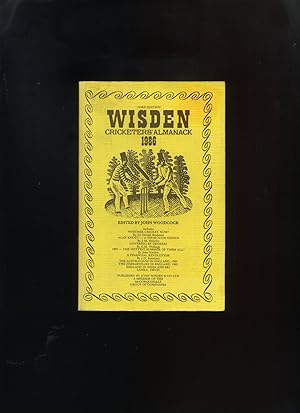 Bild des Verkufers fr Wisden Cricketer's Almanack 1986 zum Verkauf von Roger Lucas Booksellers