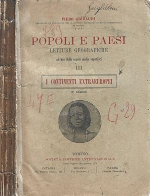 Bild des Verkufers fr Popoli e paesi I Continenti Extraeuropei zum Verkauf von Biblioteca di Babele