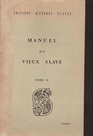 Manuel du vieux slave tome 2