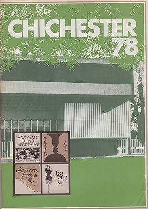 CHICHESTER 78 . Chichester Festival Theatre programme for 1978.