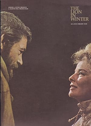 The Lion in Winter. A souvenir programme [ program ] for the film staring Peter O'Toole as Henry II