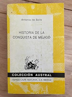 Imagen del vendedor de Historia de la Conquista de Mejico a la venta por Friends Of Bridgeport Public Library