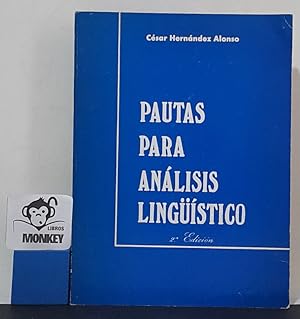 Imagen del vendedor de Pautas para análisis lingüístico a la venta por MONKEY LIBROS