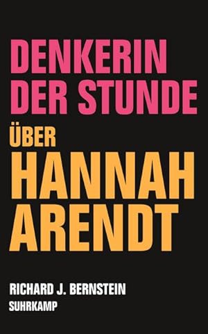 Bild des Verkufers fr Denkerin der Stunde : ber Hannah Arendt zum Verkauf von Smartbuy