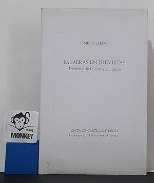 Immagine del venditore per Palabras entrevistas. Treinta y siete conversaciones venduto da MONKEY LIBROS