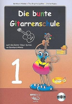 Bild des Verkufers fr Die bunte Gitarrenschule Band 1, m. 1 Audio-CD. Tl.1 : nach dem Guitar Colour System von Burkhard Mikolai zum Verkauf von Smartbuy