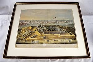 Fort Federal Hill, Baltimore, 1862 (Original Framed Lithograph)