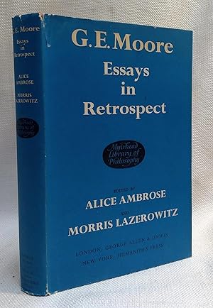 Seller image for G. E. Moore: Essays In Retrospect for sale by Book House in Dinkytown, IOBA
