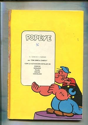 Immagine del venditore per Popeye de Burulan edicion 1971 numero 36 (no conserva la cubierta) (hojas sueltas) venduto da El Boletin