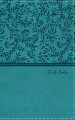 Seller image for Santa biblia/ Holly Bible : Biblia Reina-Valera 1960, Tierra Santa, Ultrafina letra grande, Leathersoft, Turquesa, con cierre/ RVR60 Bible, Holy Land, Ultrathin Large Print, Leathersoft, Teal, with Zipper -Language: spanish for sale by GreatBookPrices