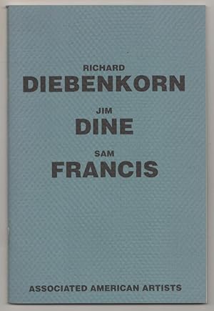 Image du vendeur pour Richard Diebenkorn, Jim Dine, Sam Francis mis en vente par Jeff Hirsch Books, ABAA