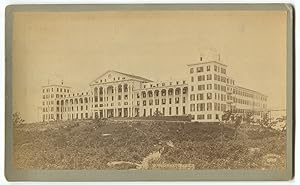 Original Late 19th c. Boudoir Cabinet Photograph of the Hotel Kaaterskill, Catskills