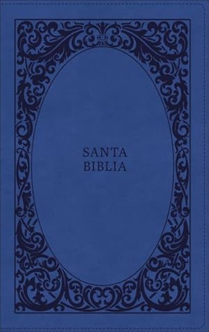 Seller image for Santa biblia/ Holly Bible : Biblia Reina-Valera 1960, Tierra Santa, Ultrafina letra grande, Leathersoft, Azul, con cierre/ RVR60 Bible, Holy Land, Ultrathin Large Print, Leathersoft, Blue with Zipper -Language: spanish for sale by GreatBookPrices