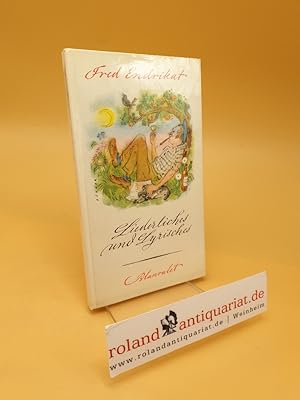 Bild des Verkufers fr Liederliches und Lyrisches - Verse vom vergnglichen Leben zum Verkauf von Roland Antiquariat UG haftungsbeschrnkt