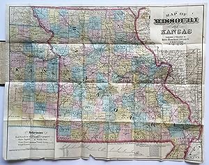 Map of Missouri and Kansas