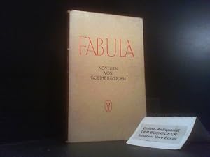 Bild des Verkufers fr Fabula; Teil: Bd. 1., Novellen von Goethe bis Storm zum Verkauf von Der Buchecker