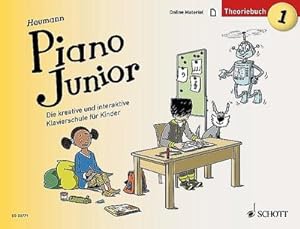 Bild des Verkufers fr Piano Junior: Theoriebuch 1 : Die kreative und interaktive Klavierschule fr Kinder. Band 1. Klavier. Ausgabe mit verschiedenen Online-Materialien. zum Verkauf von Smartbuy