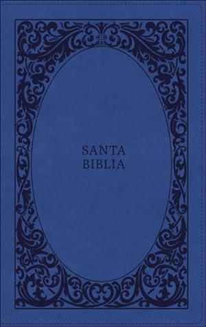 Seller image for Santa biblia/ Holly Bible : Biblia Reina-Valera 1960, Tierra Santa, Ultrafina letra grande, Leathersoft, Azul, con cierre/ RVR60 Bible, Holy Land, Ultrathin Large Print, Leathersoft, Blue with Zipper -Language: spanish for sale by GreatBookPrices