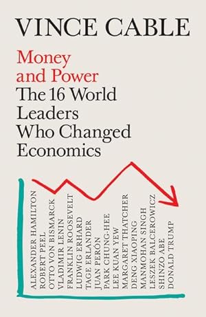 Bild des Verkufers fr Money and Power : The 16 World Leaders Who Changed Economics zum Verkauf von Smartbuy